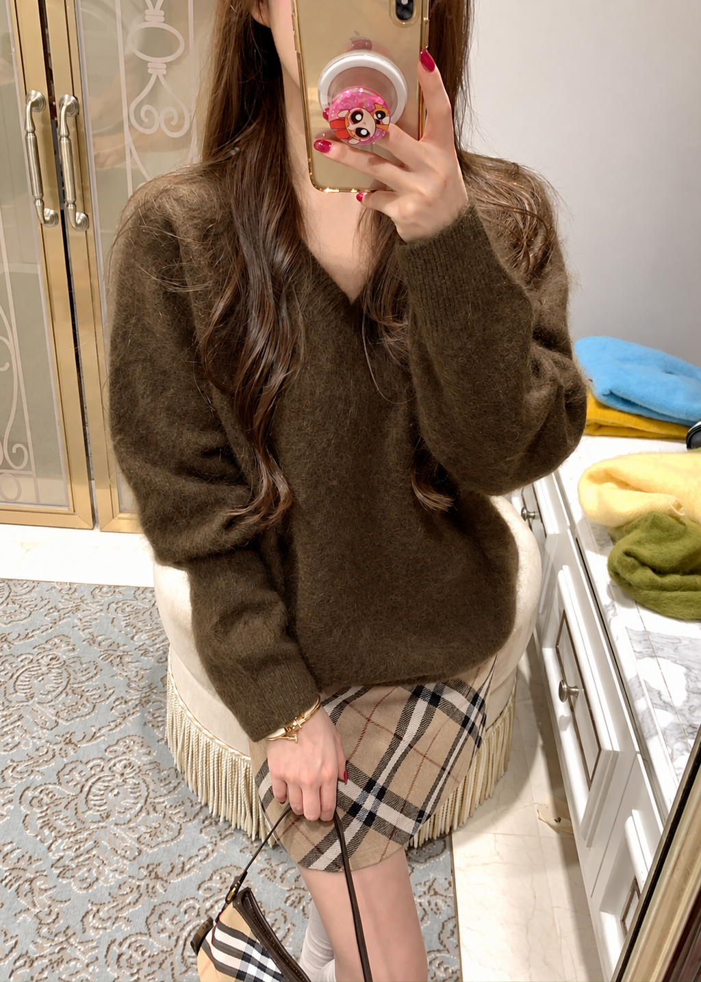 【 Pre-Order】Basic V-Neck Knit Top