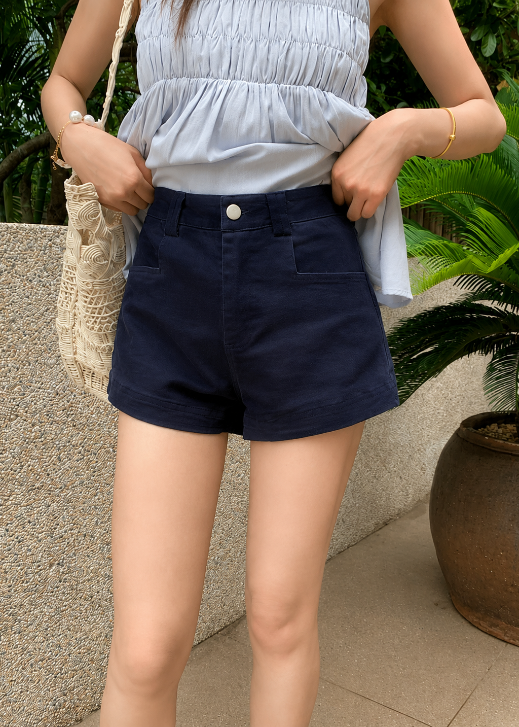 Daisy Stitch Shorts