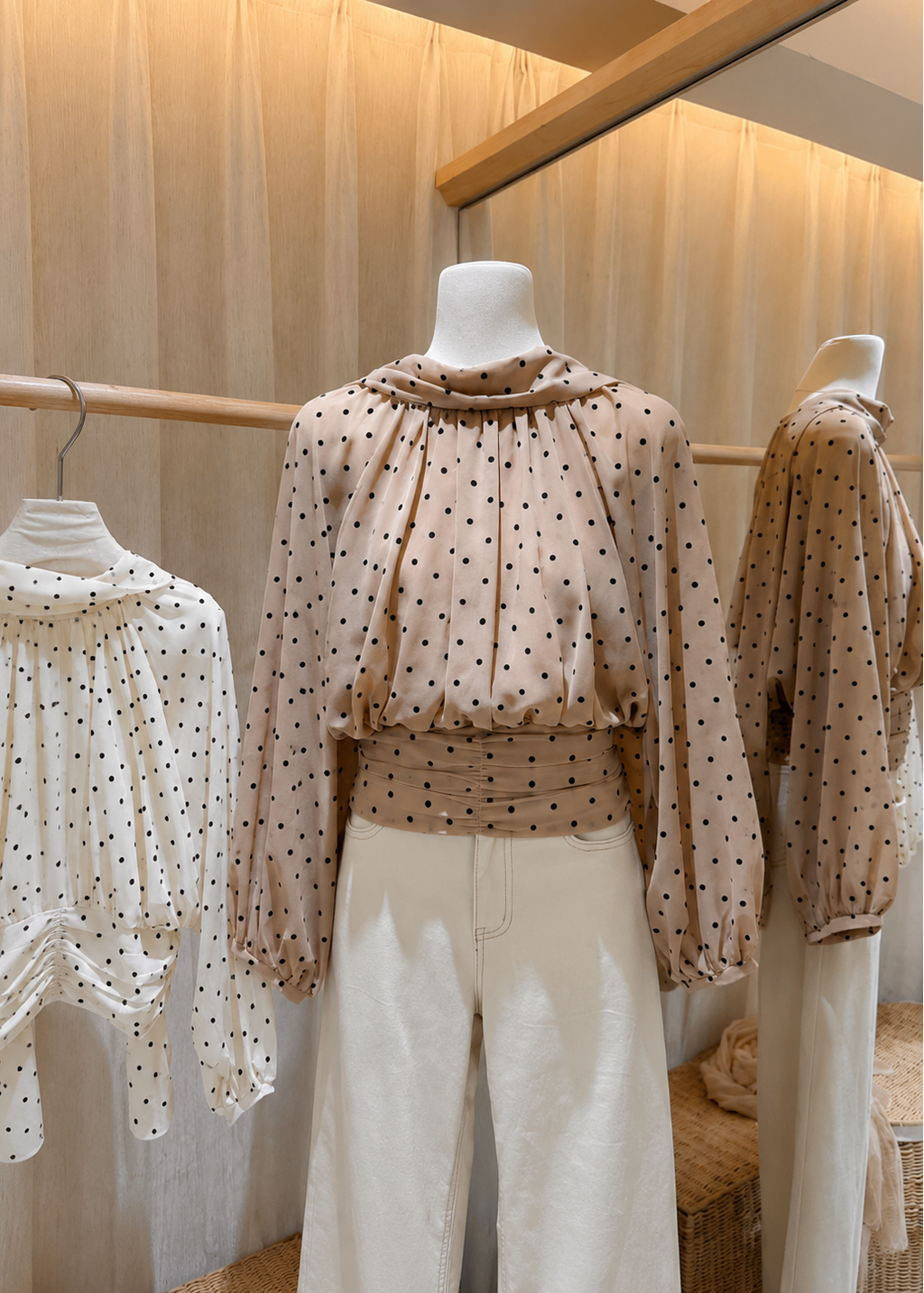 【Pre-Order】Amélie Polka Top