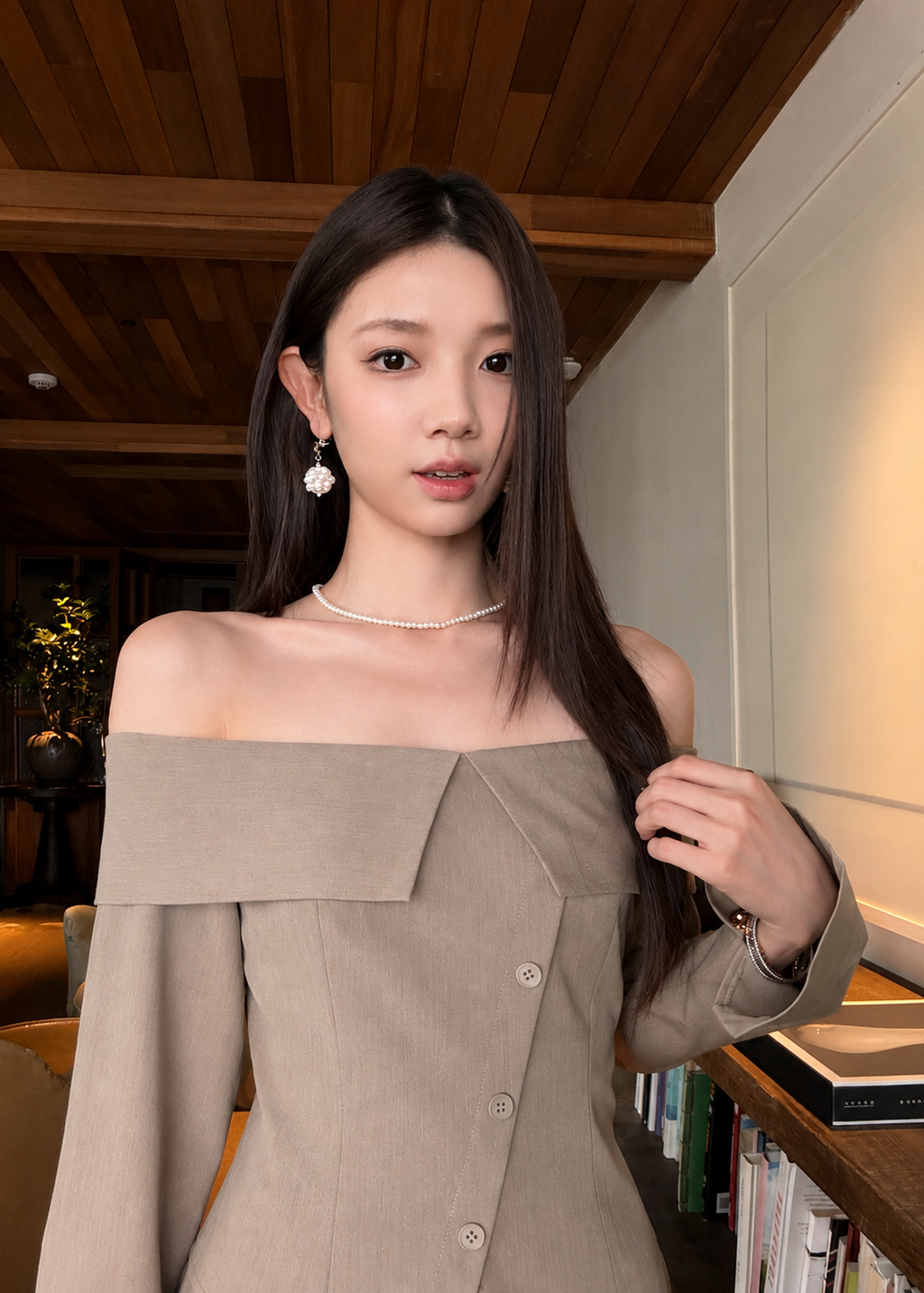 【Pre-Order】Camille Set - Khaki