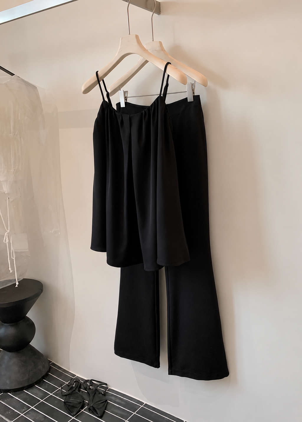 Cami Flare Set - Black