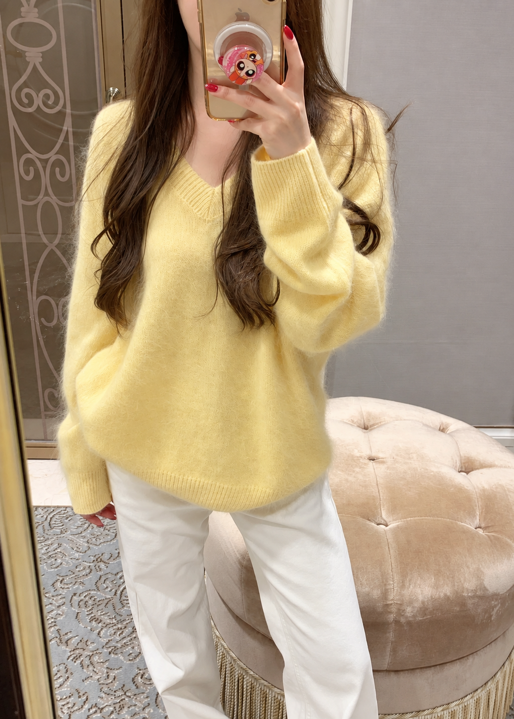 【 Pre-Order】Basic V-Neck Knit Top