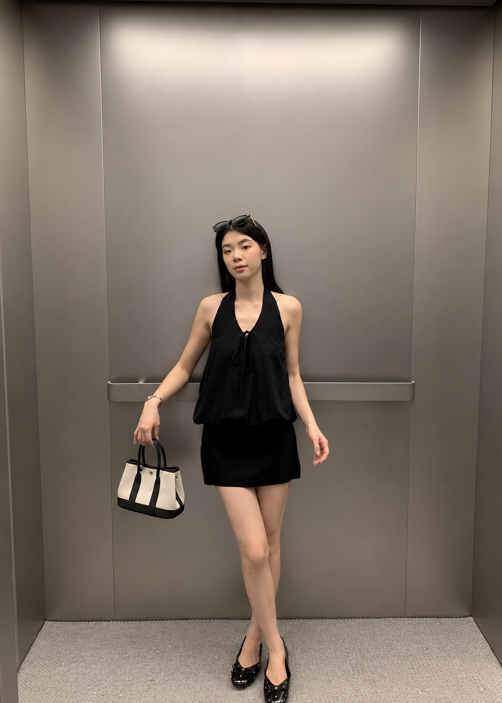 【Pre-Order】Élodie Halter Set - Black