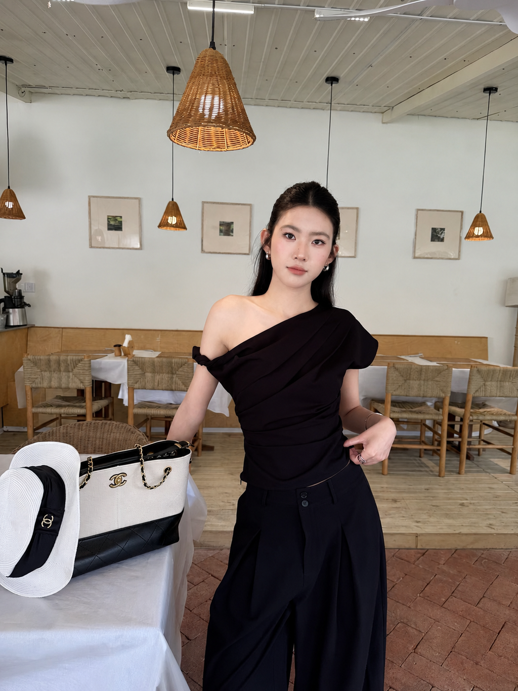 Sienna Drape Set - Black