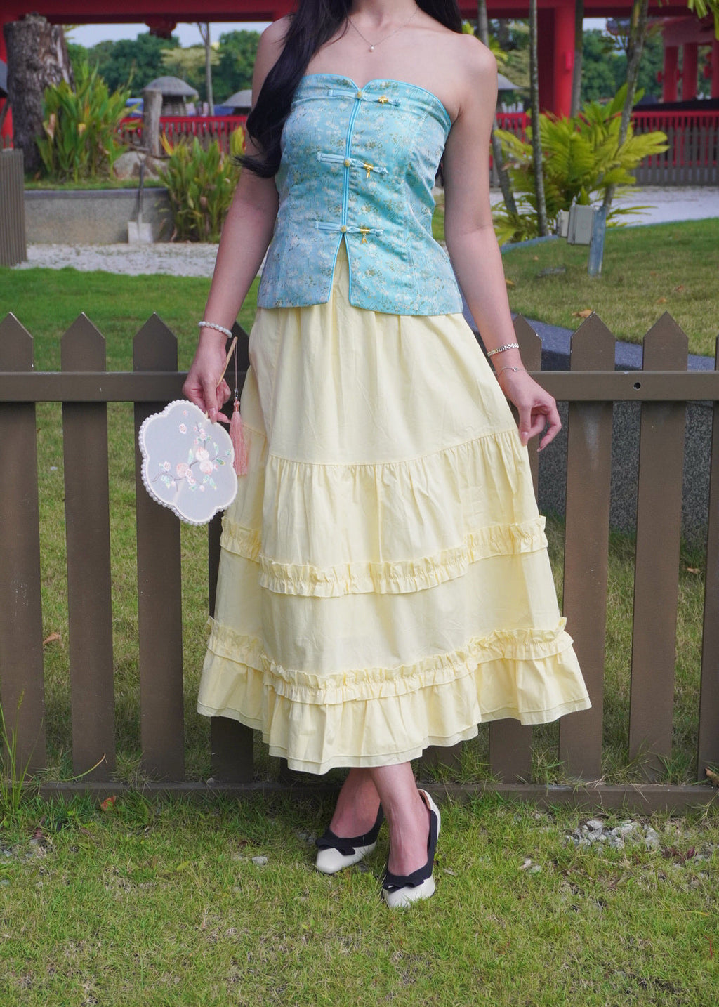 Azure Bloom Corset 蔚蓝花绽上衣