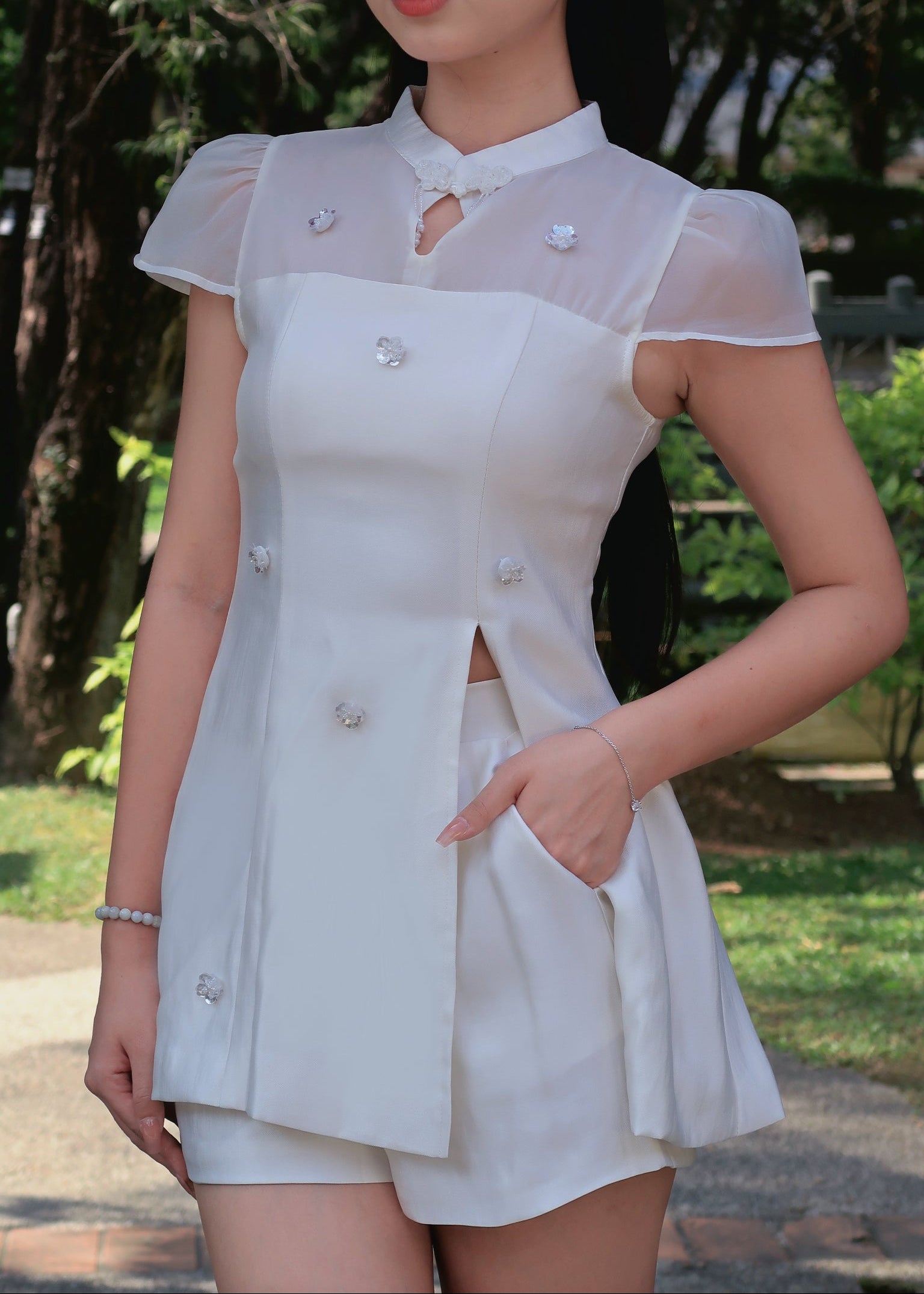 Auspice Pearl Set 瑞珠套装  - White