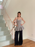 Sunday Check Top - Black