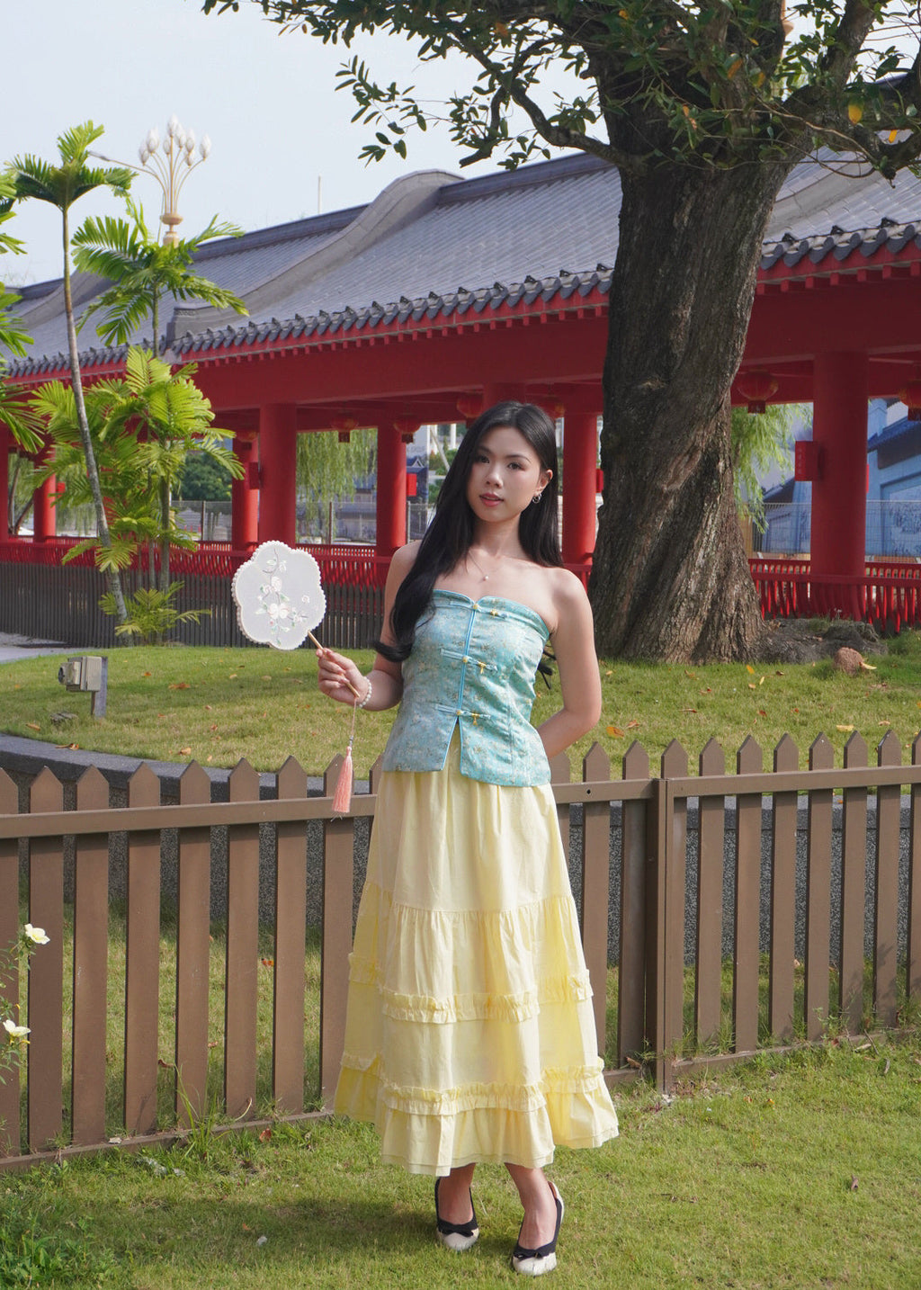 Azure Bloom Corset 蔚蓝花绽上衣