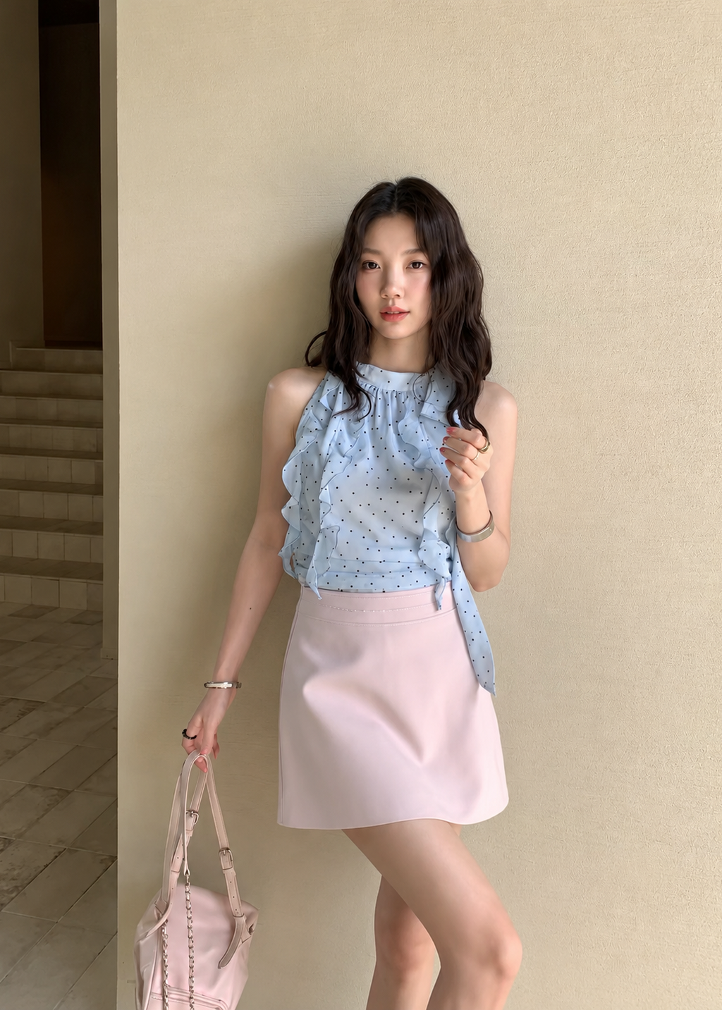 Eloise Ruffle Top