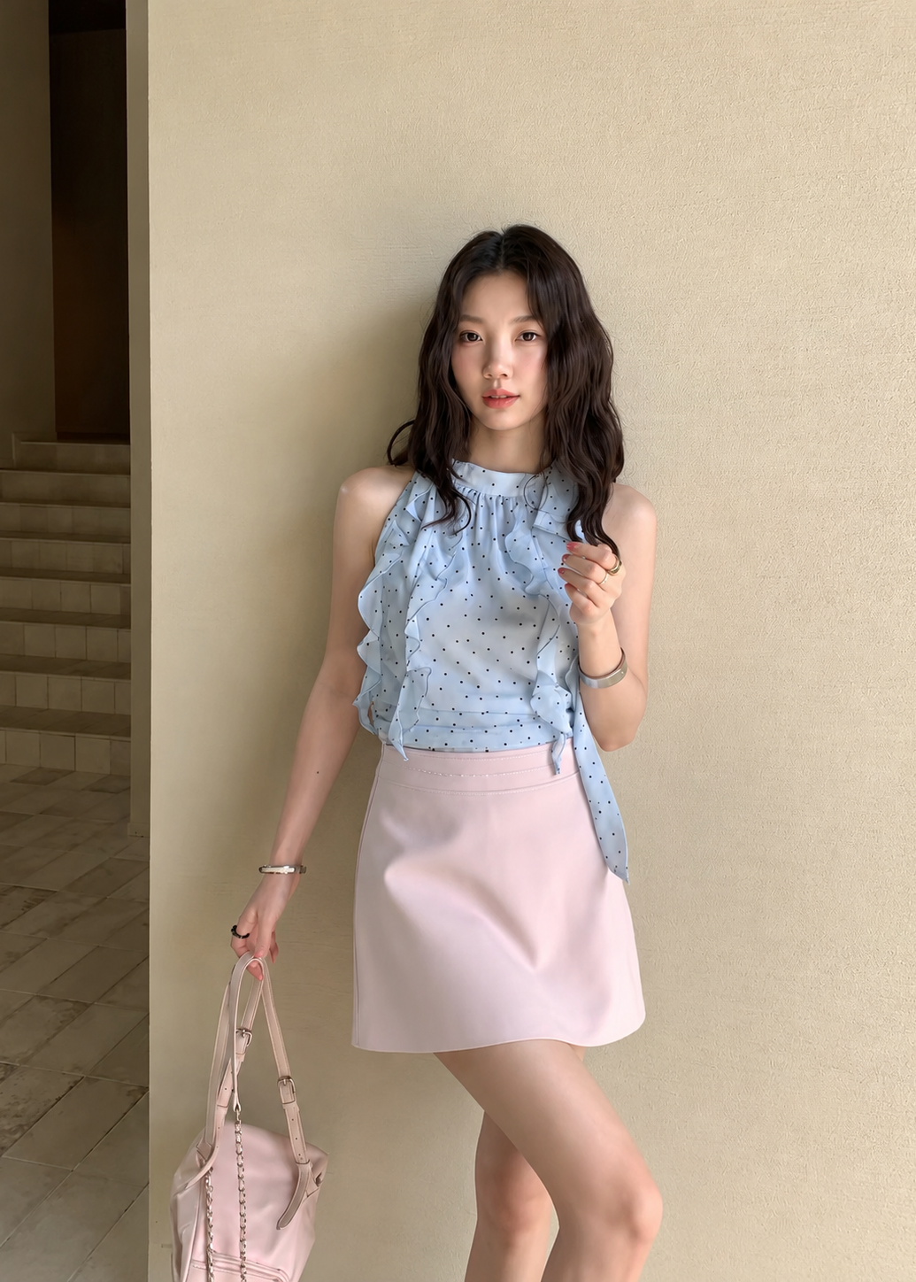 Eloise Ruffle Top