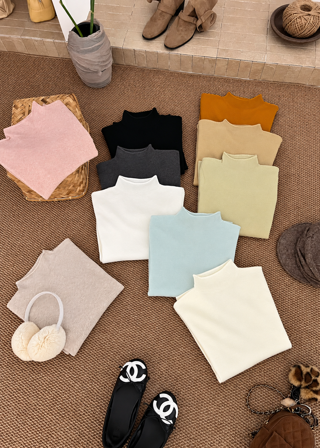 【 Pre-Order】Basic Mock Neck
