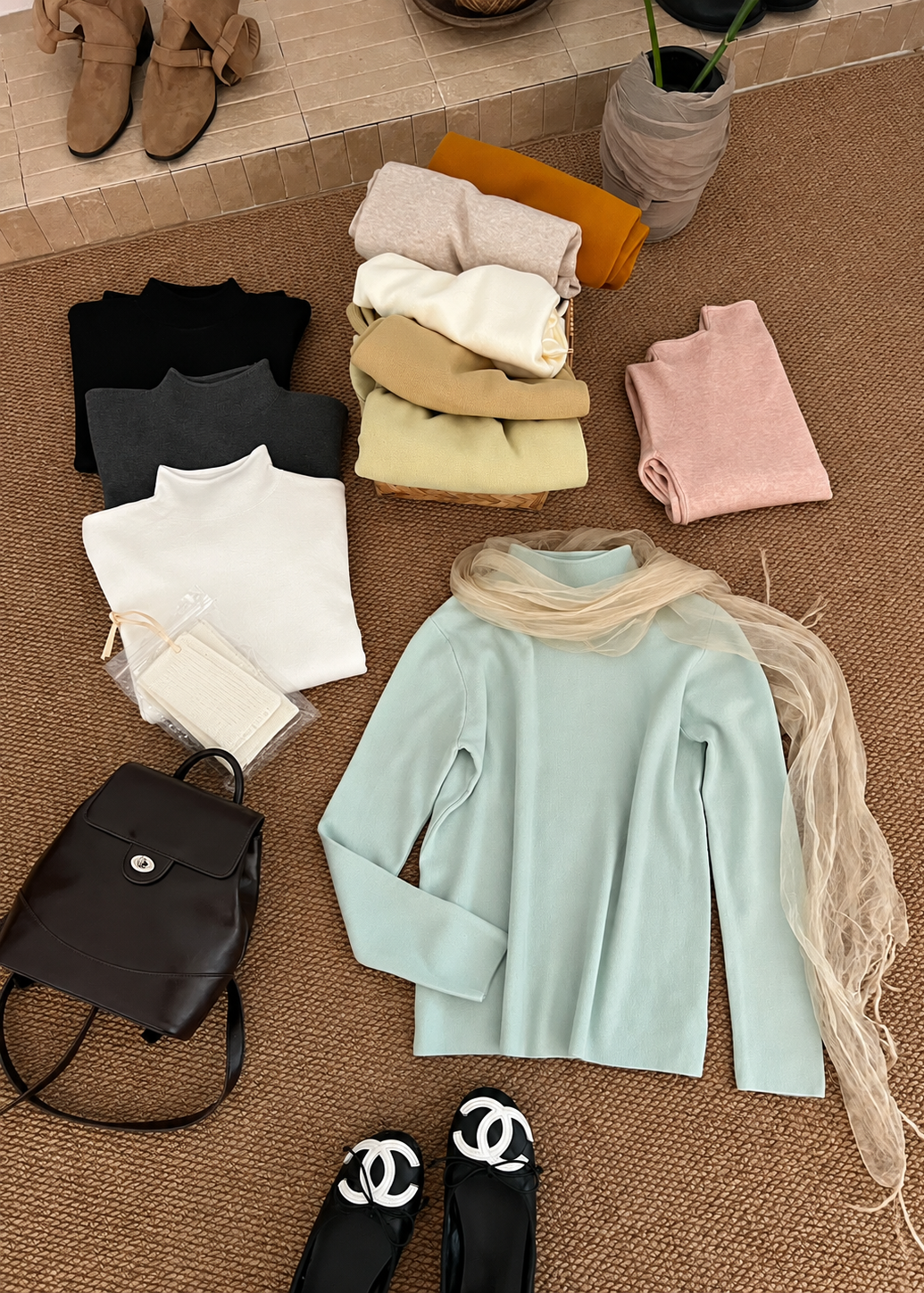 【 Pre-Order】Basic Mock Neck