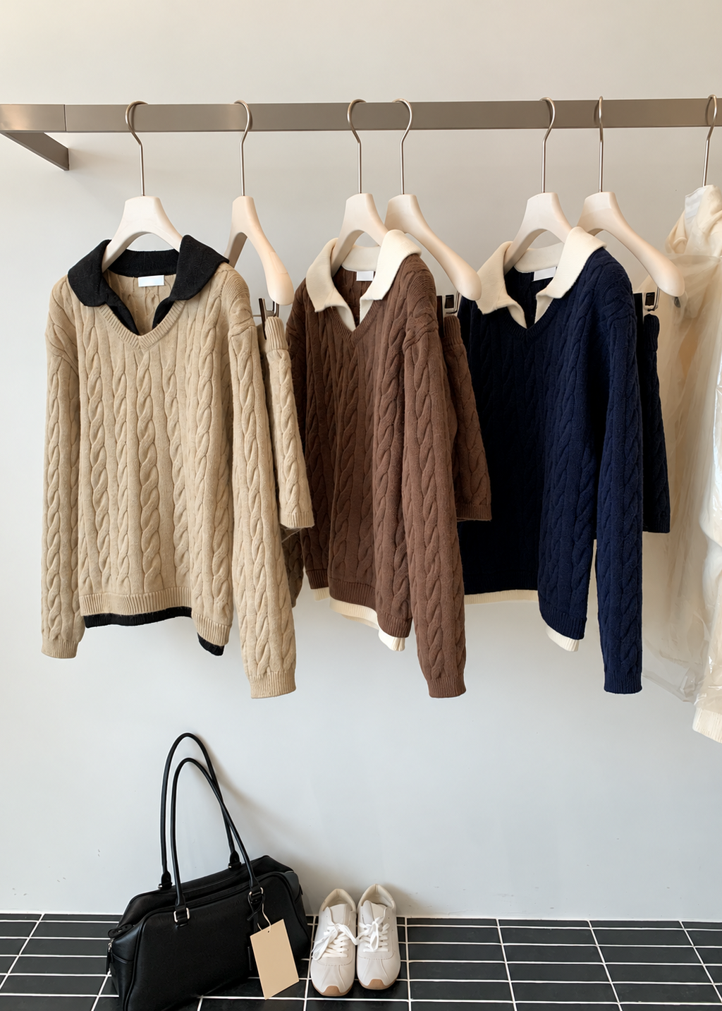 【 Pre-Order】Chloe Collar Knit Set