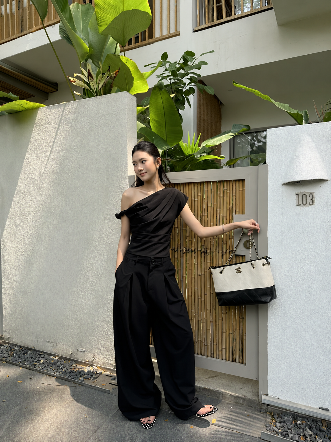 Sienna Drape Set - Black