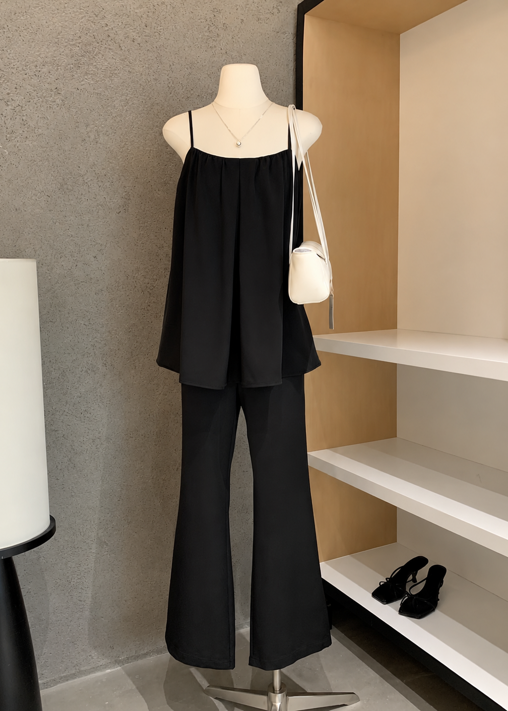 Cami Flare Set - Black
