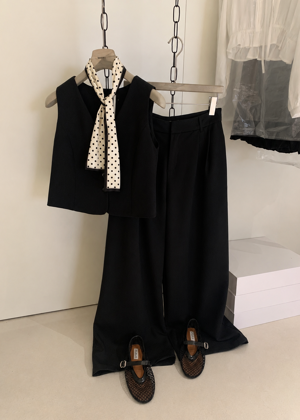 Reese Vest Set - Black