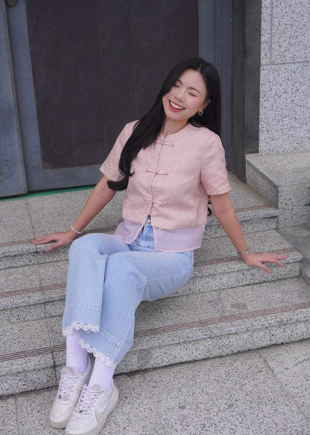 Blossom Mist Top 花雾新中式上衣