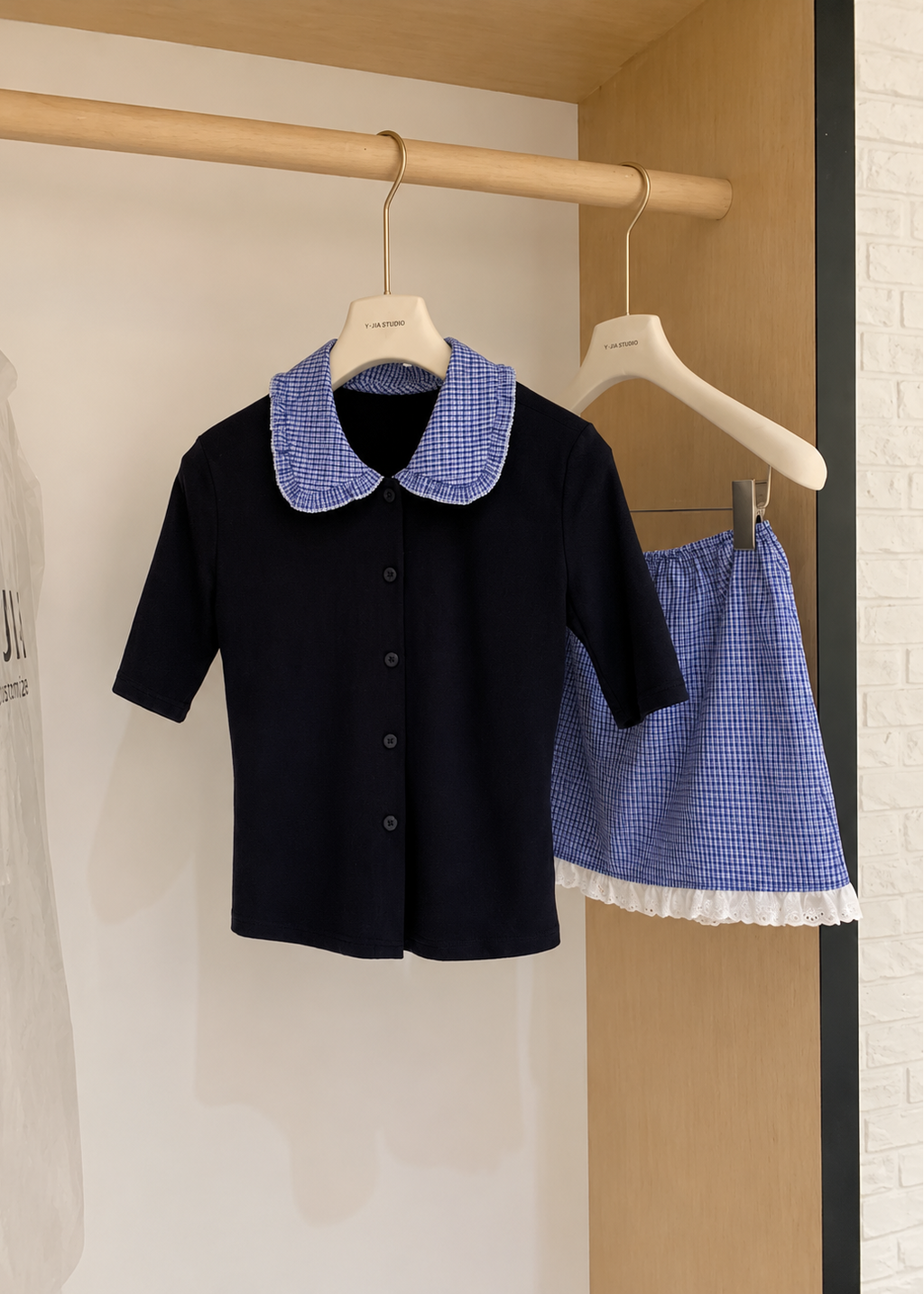 Miu Gingham Set