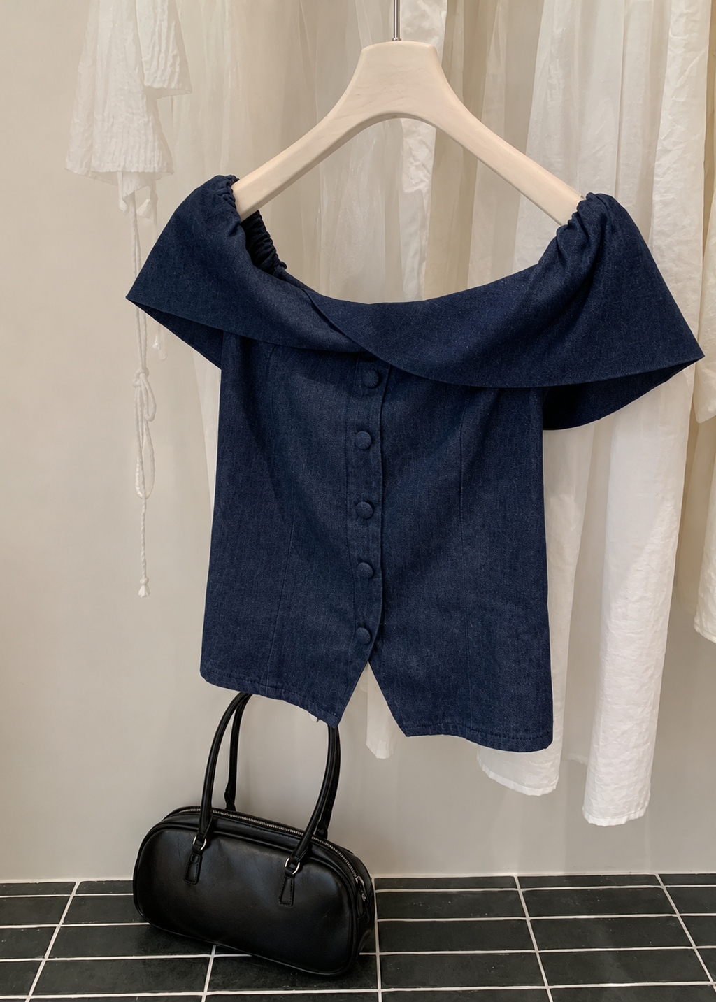 Remi Pleated Denim Set
