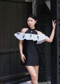 Ru Yi Knot Dress 如意结连衣裙  - Black