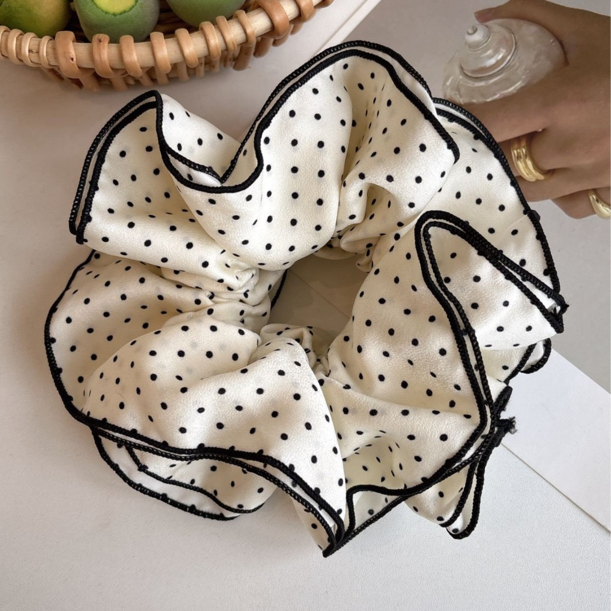 Polka Scrunchie