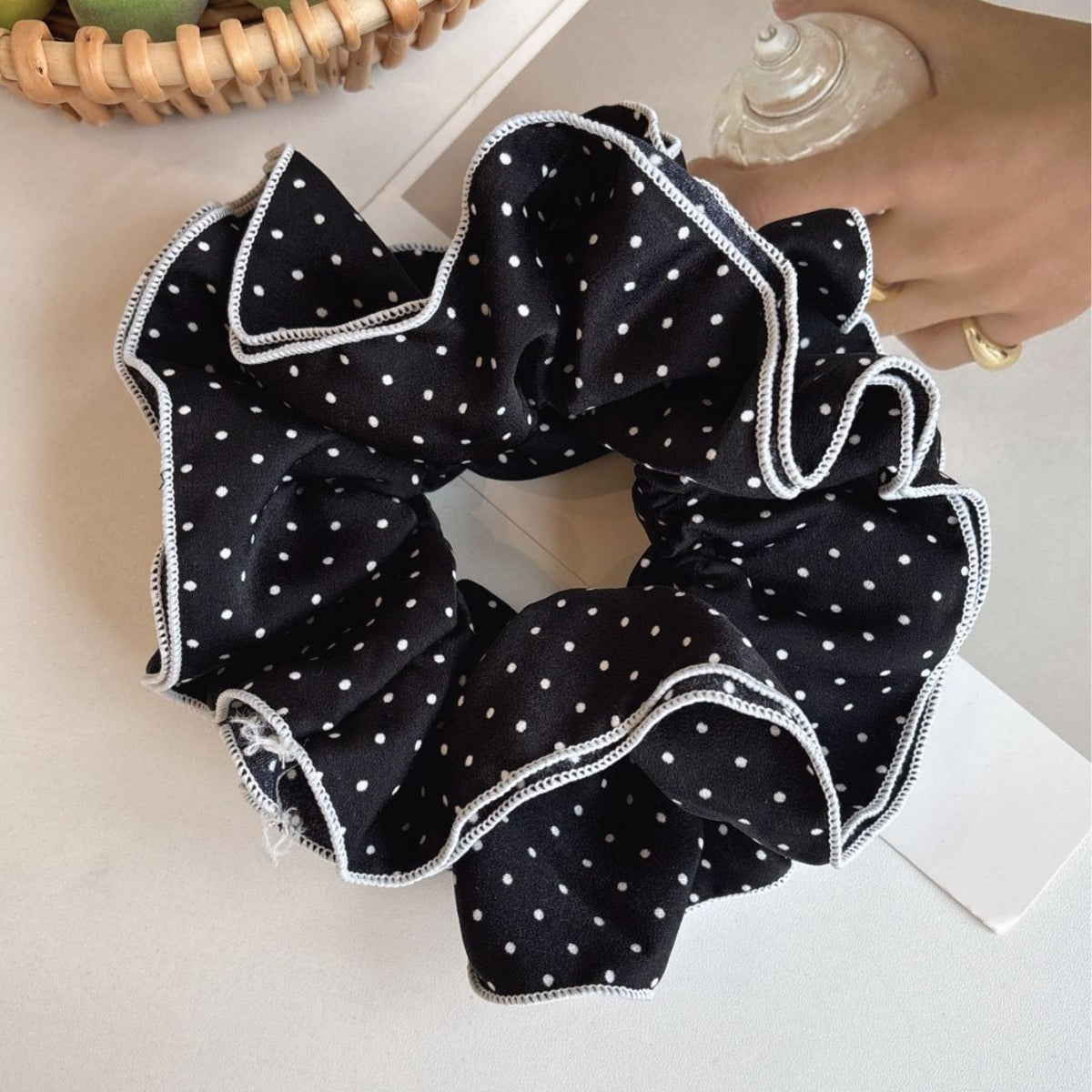 Polka Scrunchie