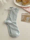 Ballet Ribbon Socks