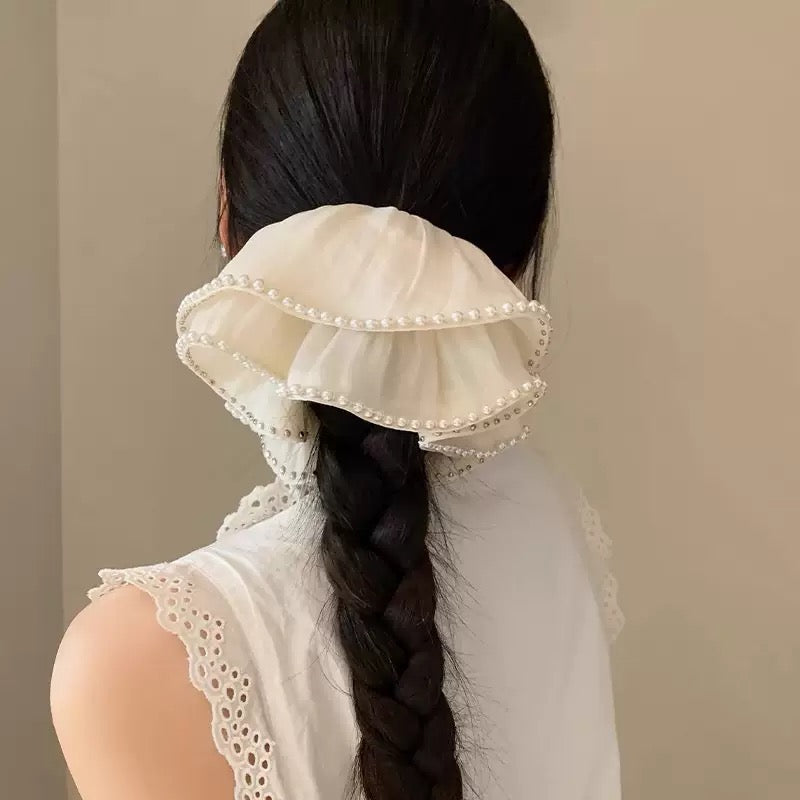 Pearl Poem Scrunchie