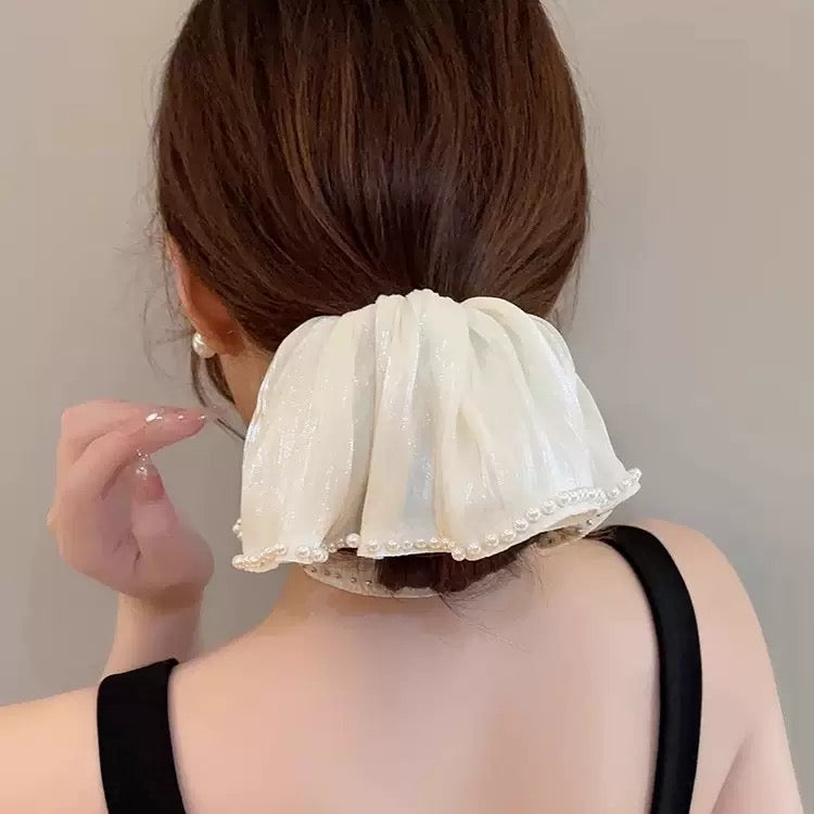 Pearl Poem Scrunchie