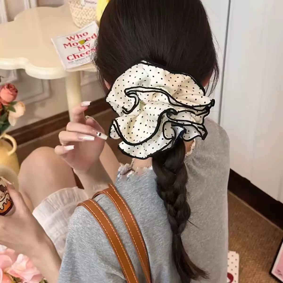 Polka Scrunchie