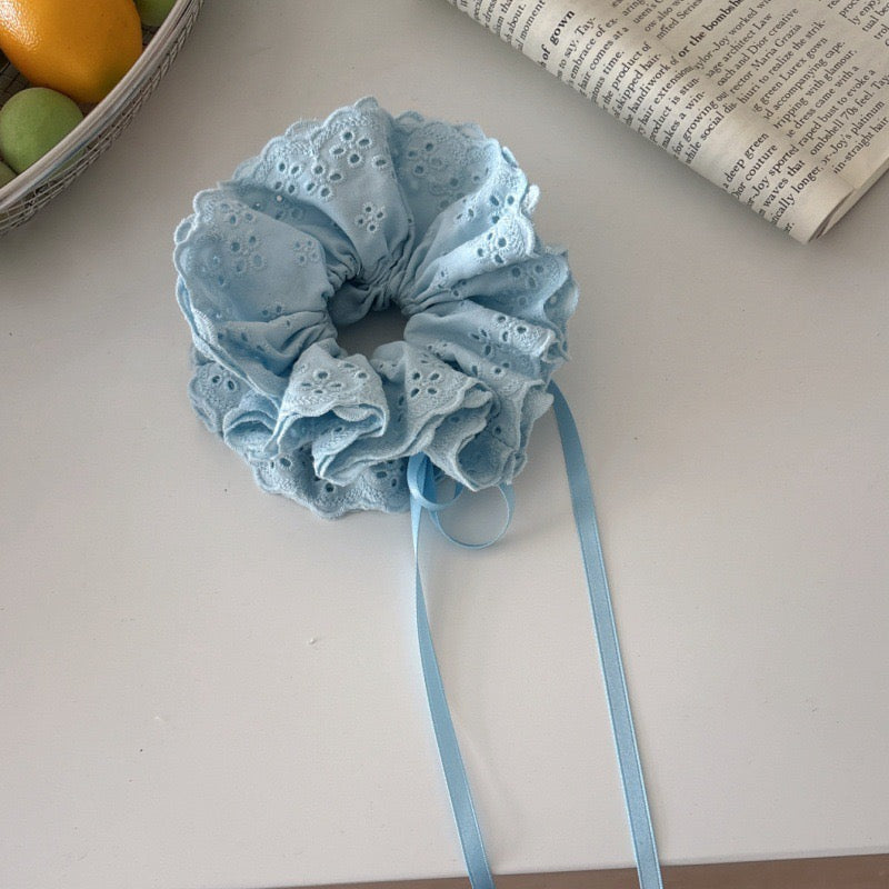 Lace Bloom Scrunchie