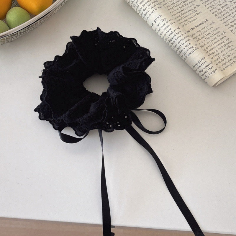 Lace Bloom Scrunchie