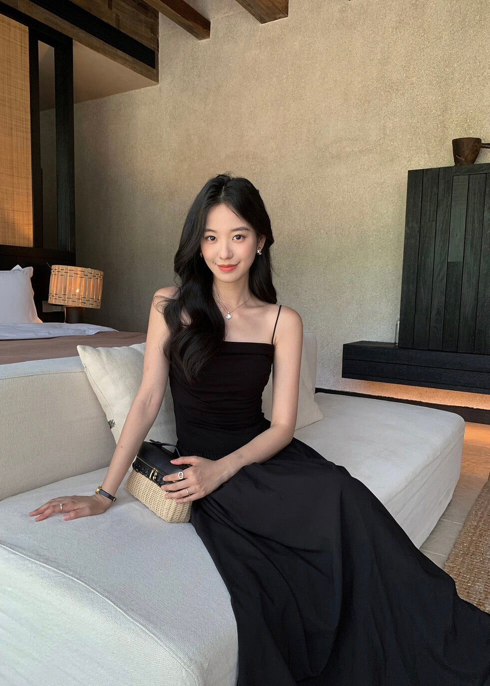 【Pre-Order】Isla Slip Maxi Dress- Black