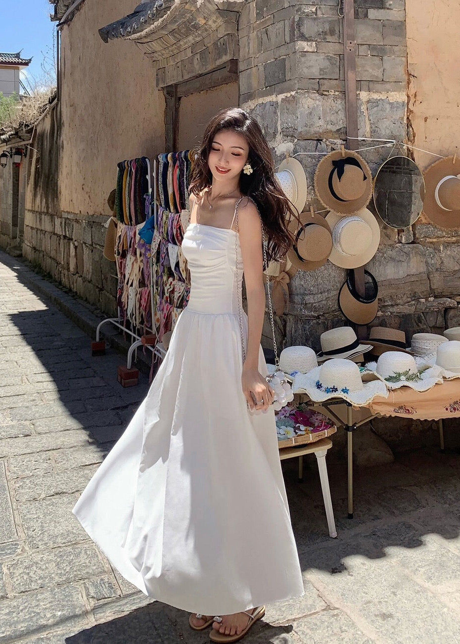 【Pre-Order】Isla Slip Maxi Dress- White
