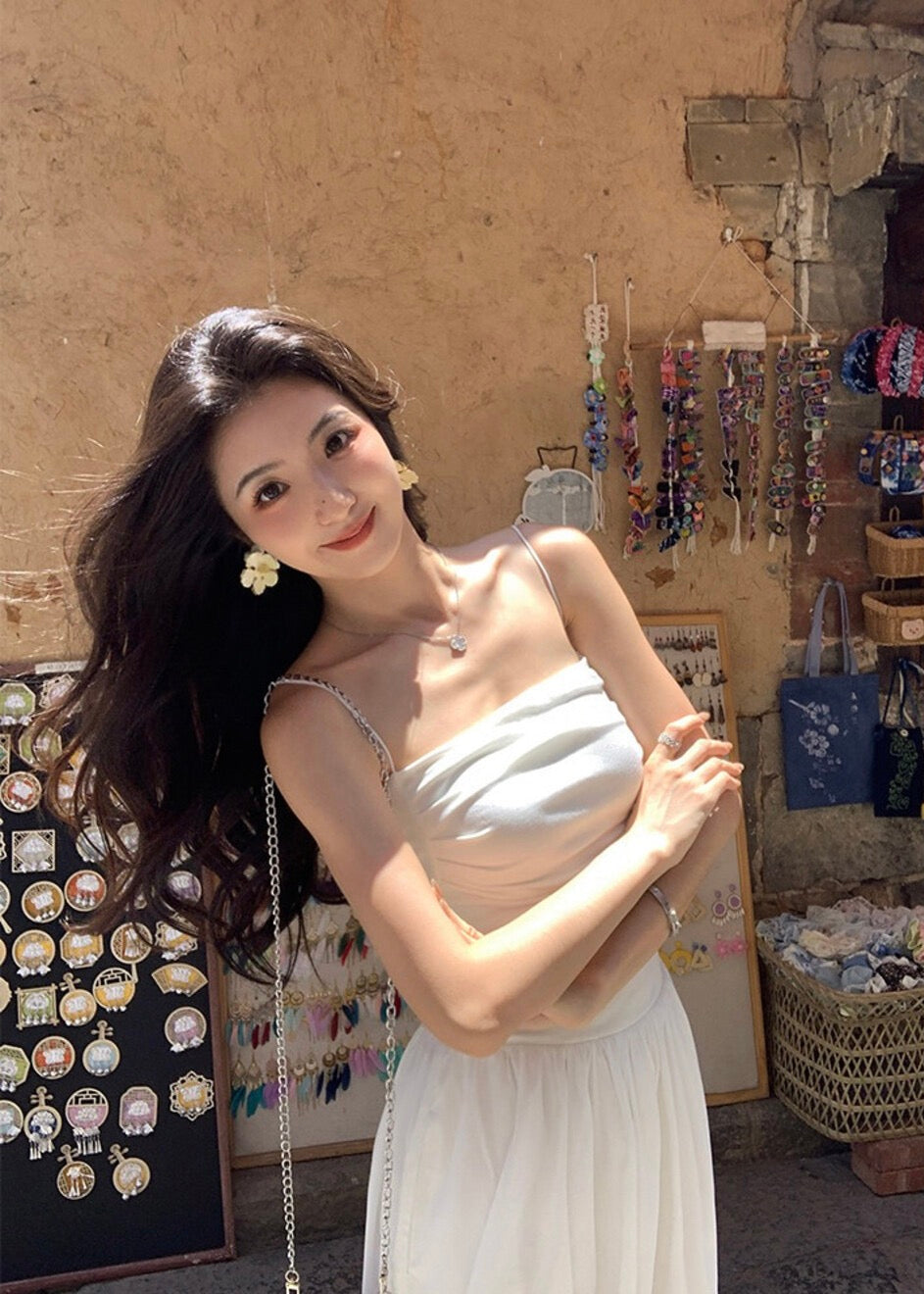【Pre-Order】Isla Slip Maxi Dress- White