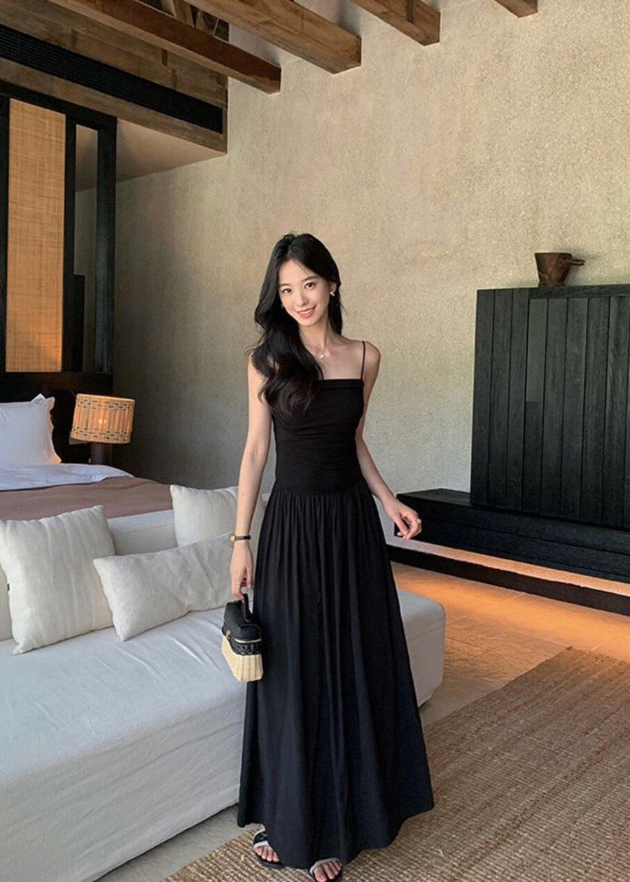 【Pre-Order】Isla Slip Maxi Dress- Black