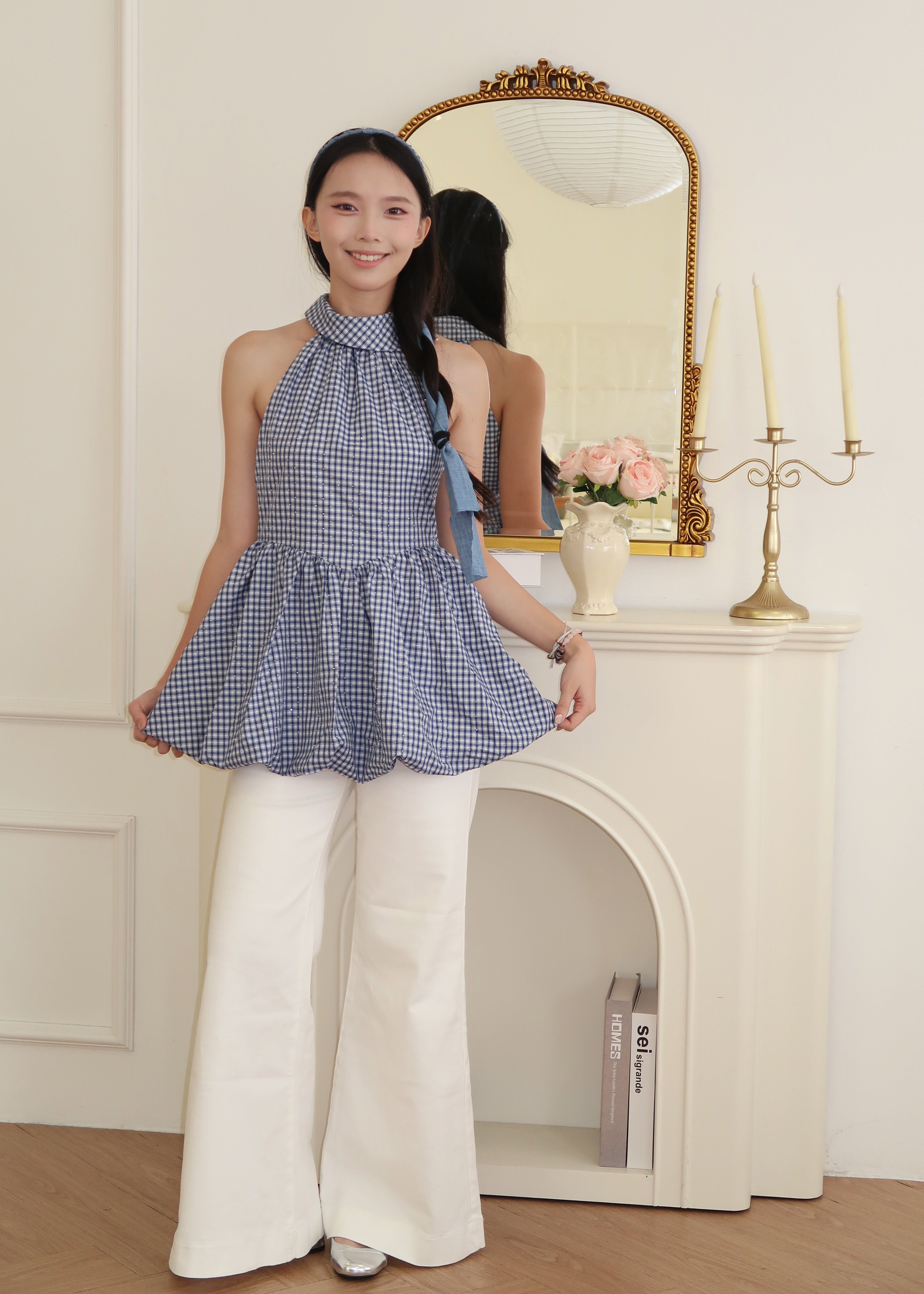 Starry Puff Dress