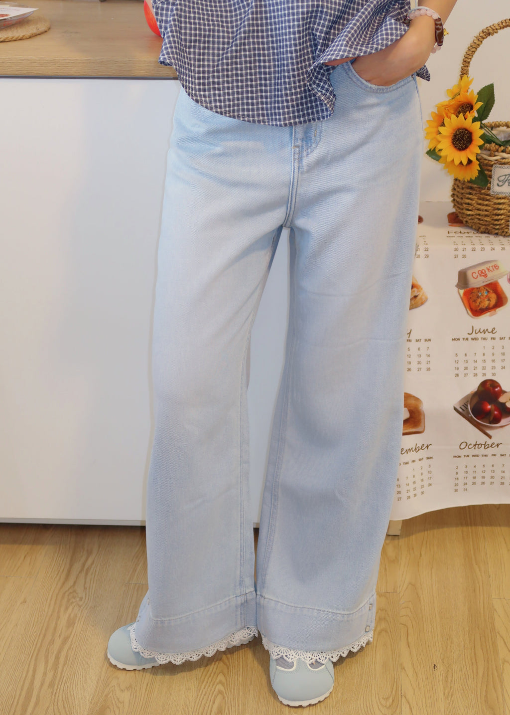 Lace Flare Jeans