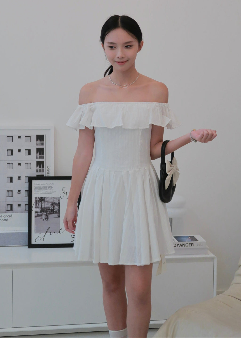 Belle Dress - White