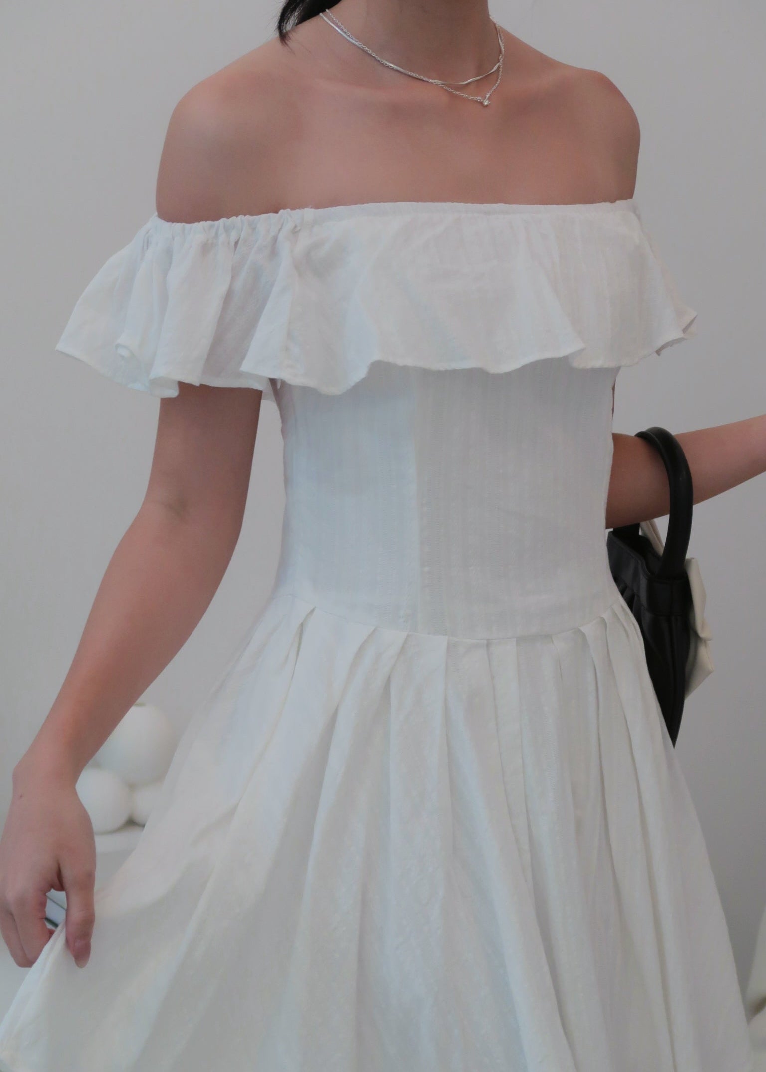 Belle Dress - White