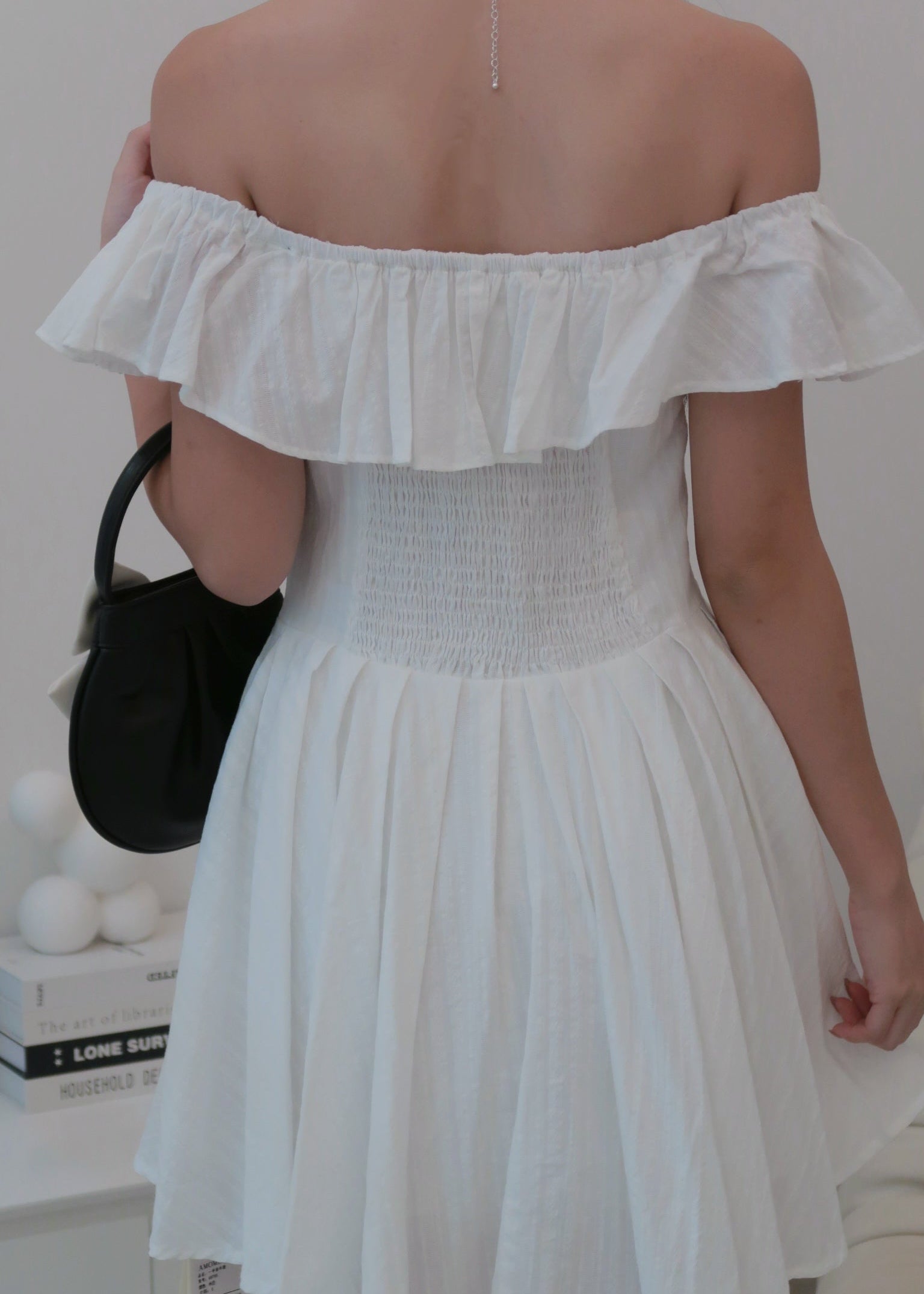 Belle Dress - White