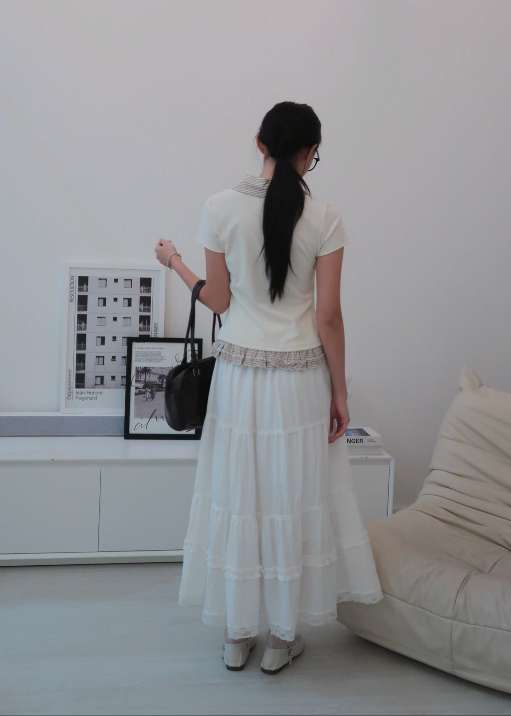 Preppy Layer Polo - Almond