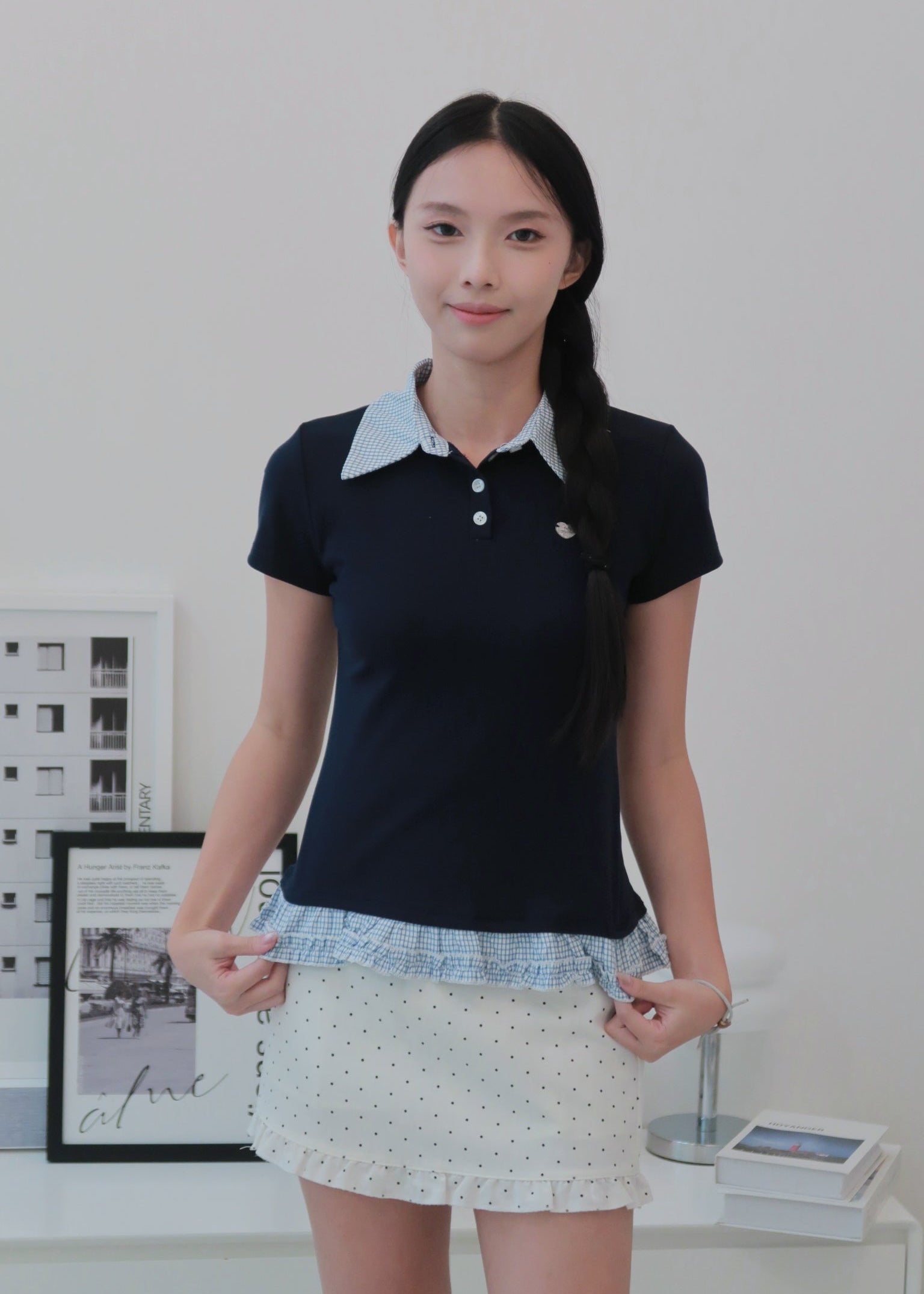 Preppy Layer Polo - Blue