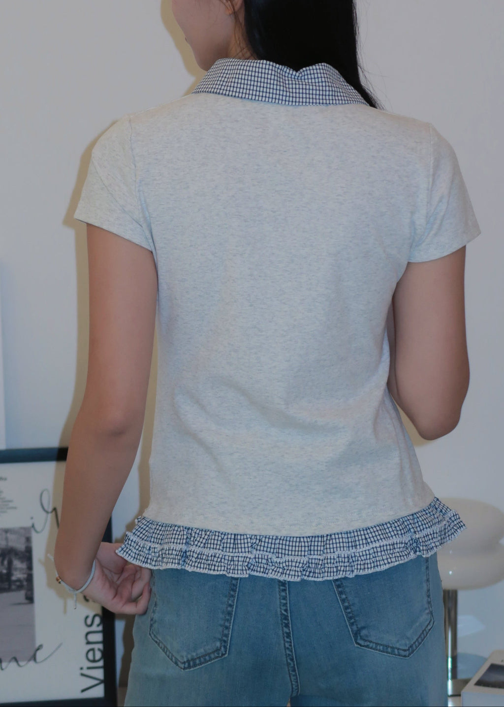 Preppy Layer Polo - Grey