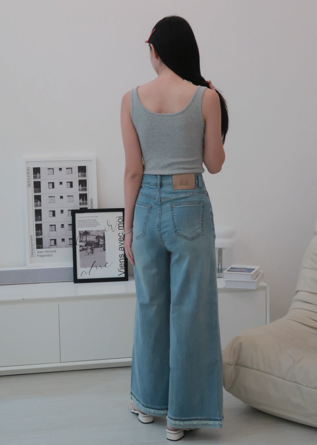 Everyday Duo Lace Top - Grey