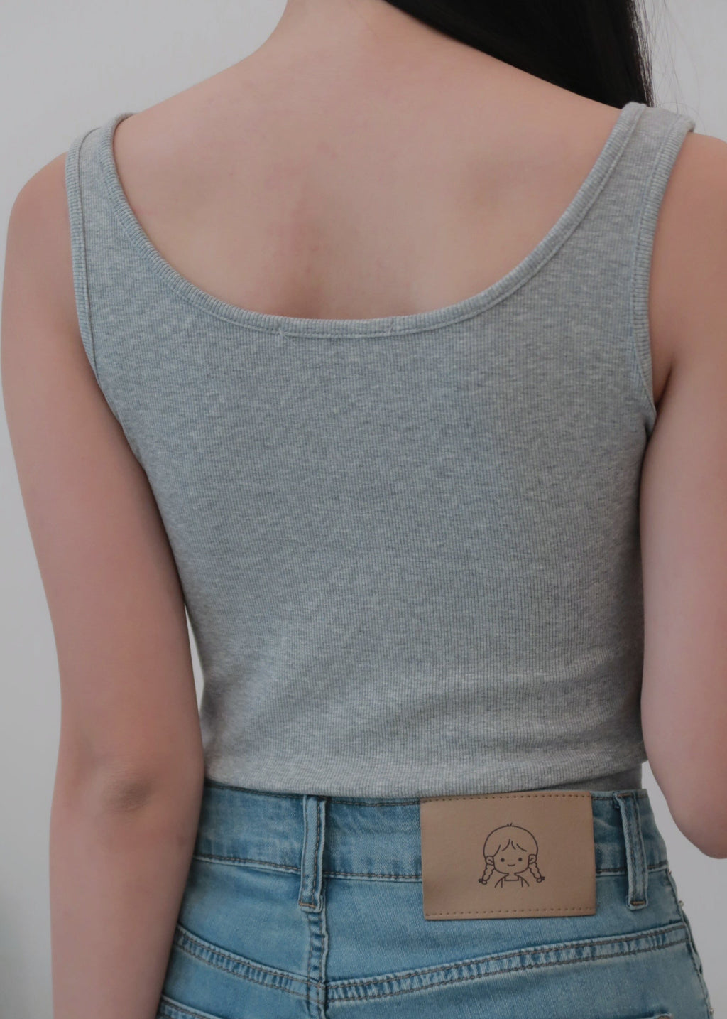 Everyday Duo Lace Top - Grey