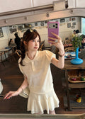 【Pre-Order】Clover Knit Set - White