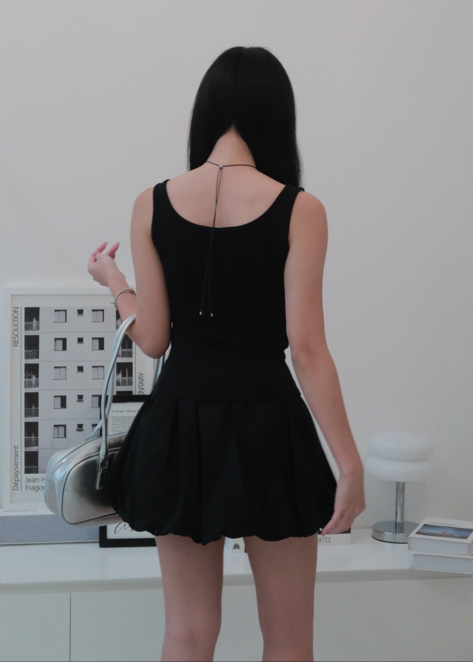 Everyday Duo Lace Top - Black