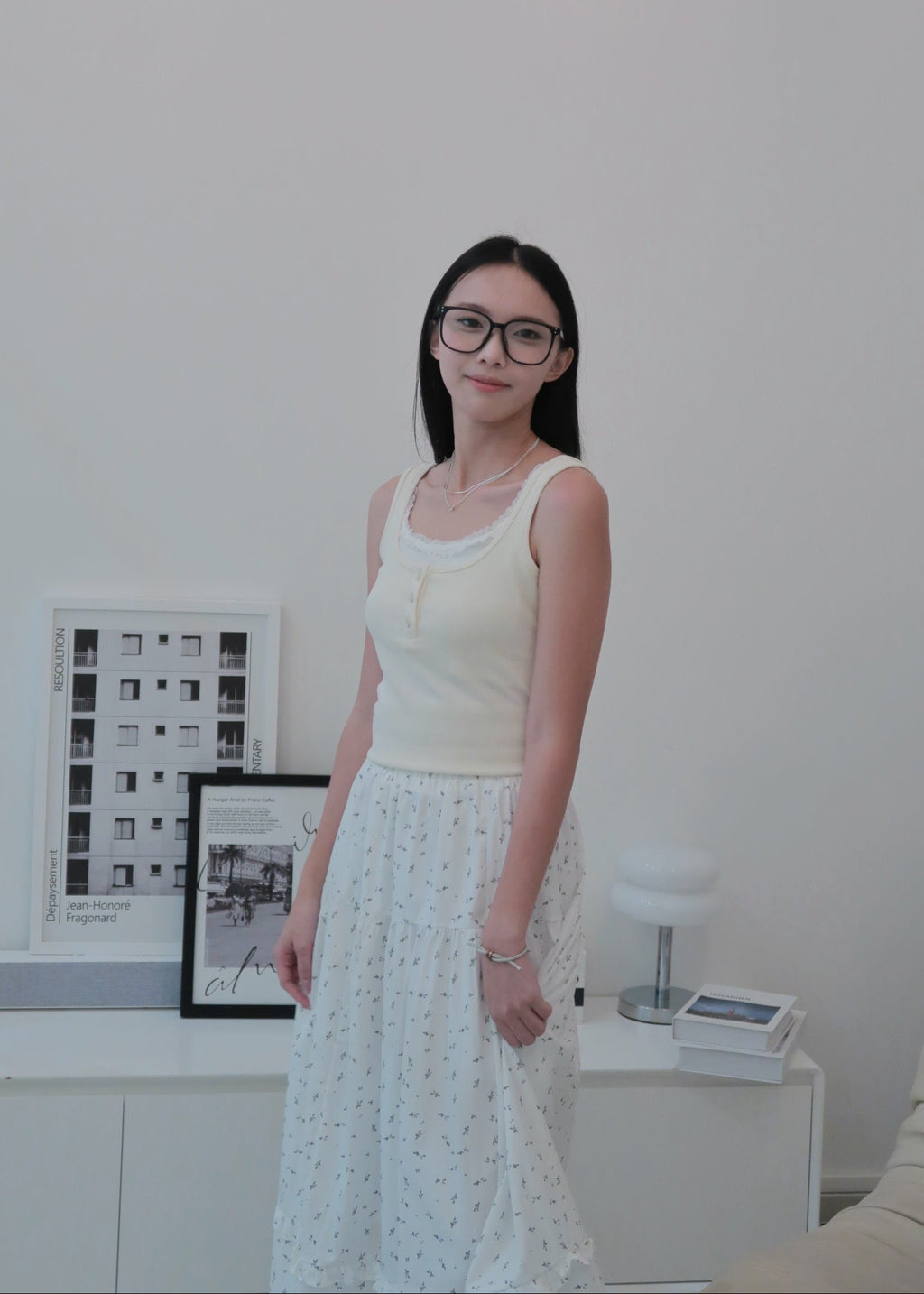 Everyday Duo Lace Top - Yellow