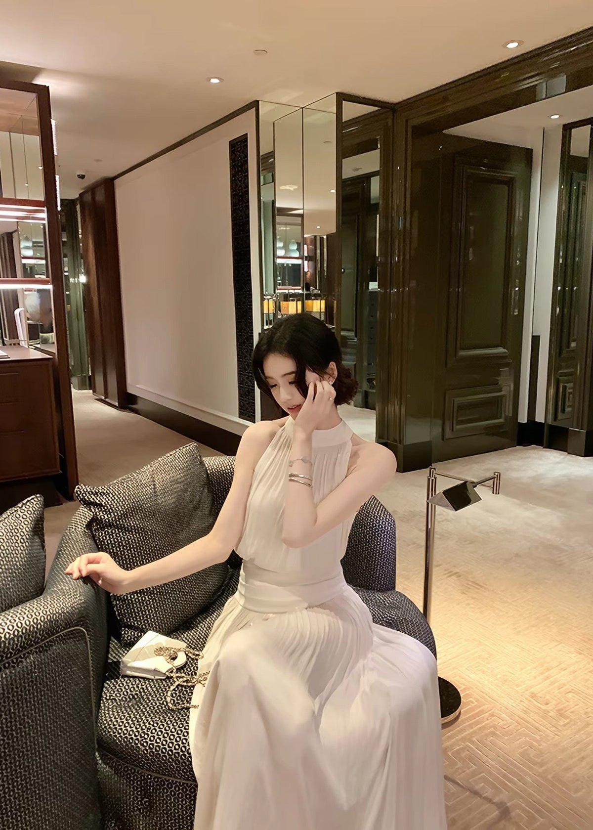 【Pre-Order】Roselle Dress - White